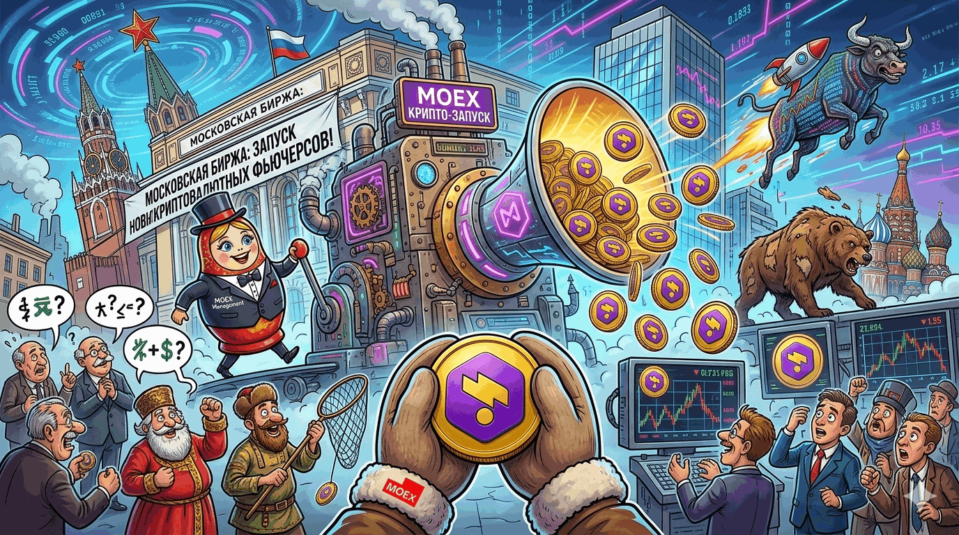 Московская биржа запускает торги новыми криптовалютными фьючерсами!