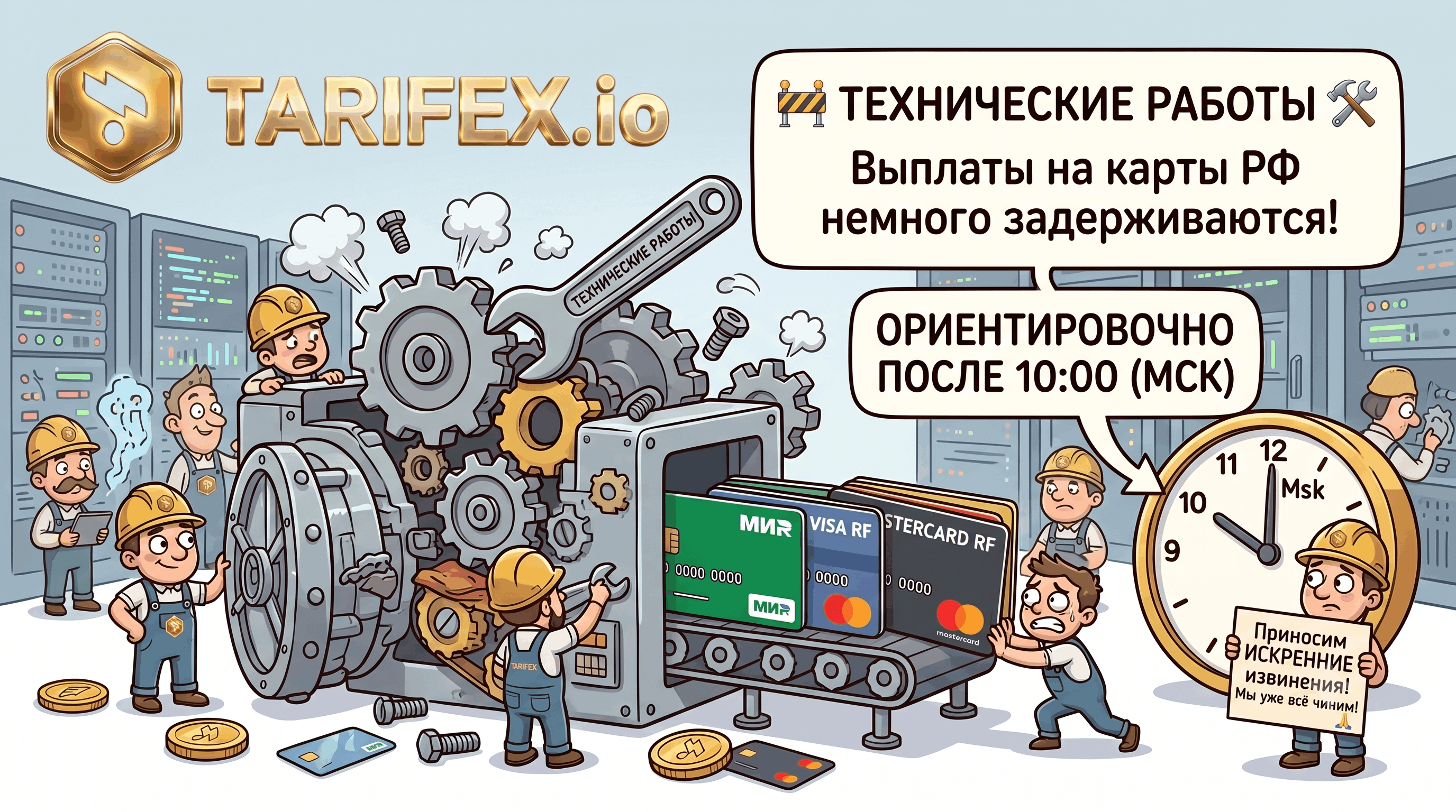 Technical Delay with Payouts to Russian Bank Cards