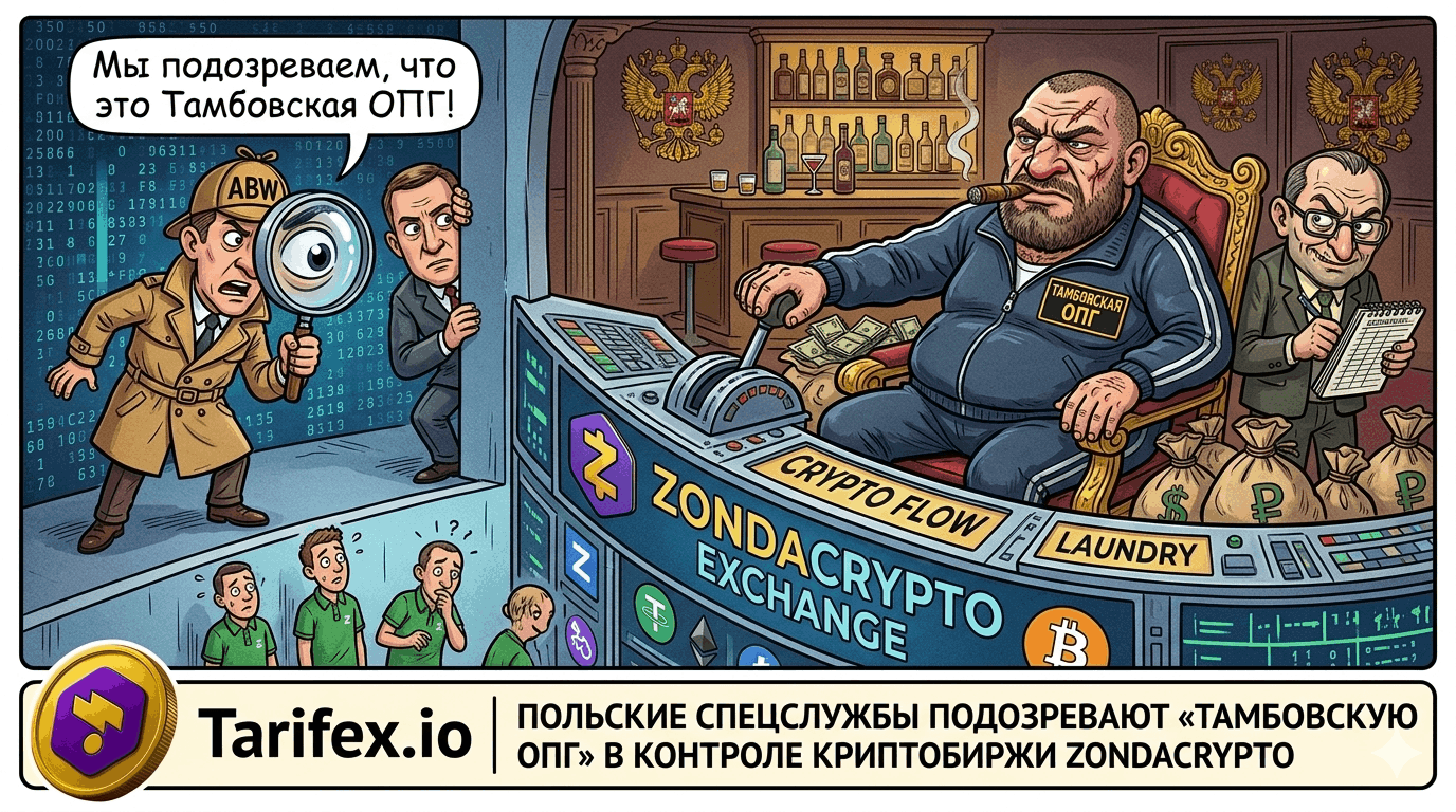 Польские спецслужбы заподозрили «тамбовскую ОПГ» в контроле криптобиржи Zondacrypto