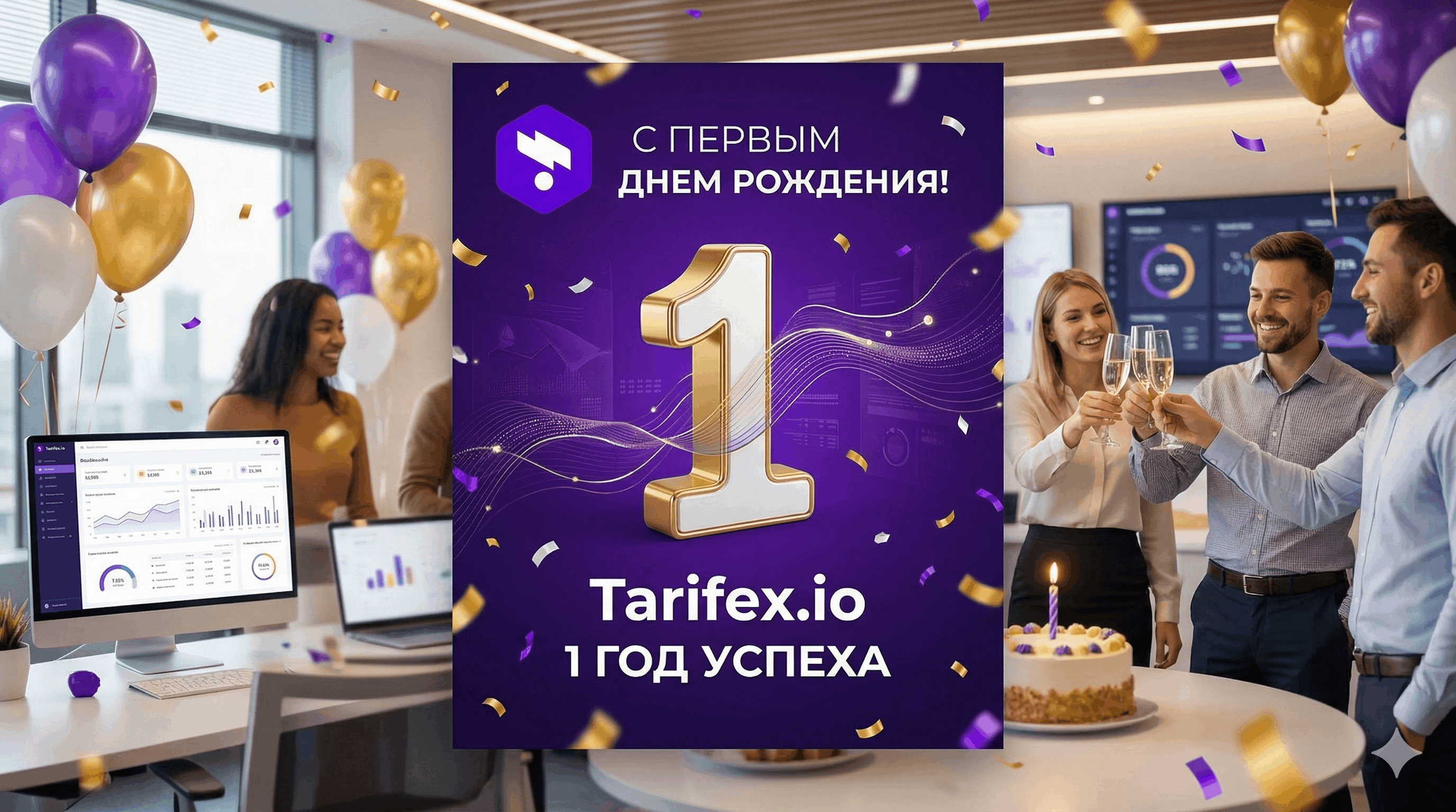 Отмечаем первый День Рождения!